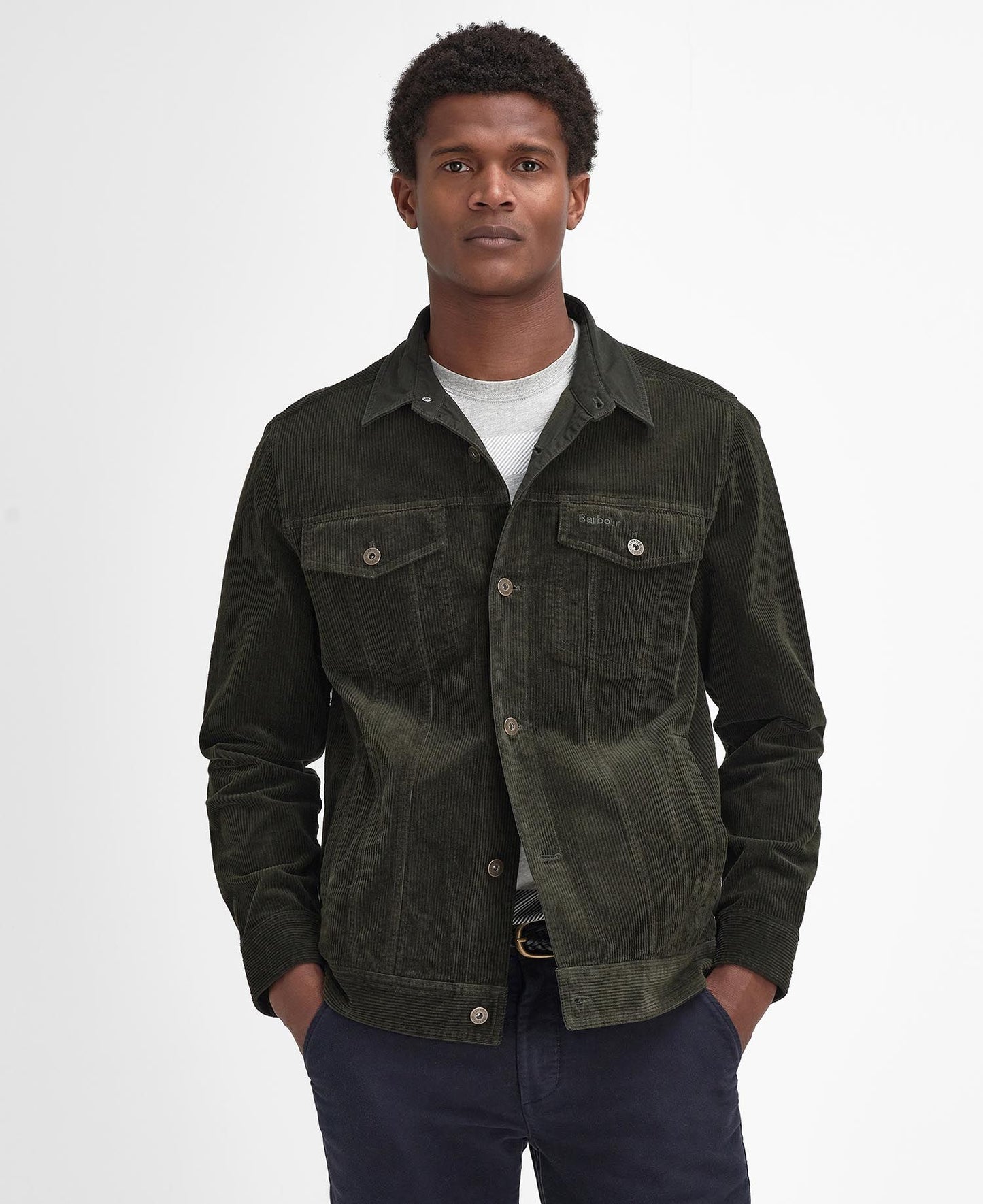 (Barbour) Cord Overshirt (Men's)