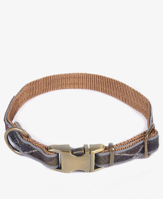 (Barbour) Reflective Tartan Dog Collar