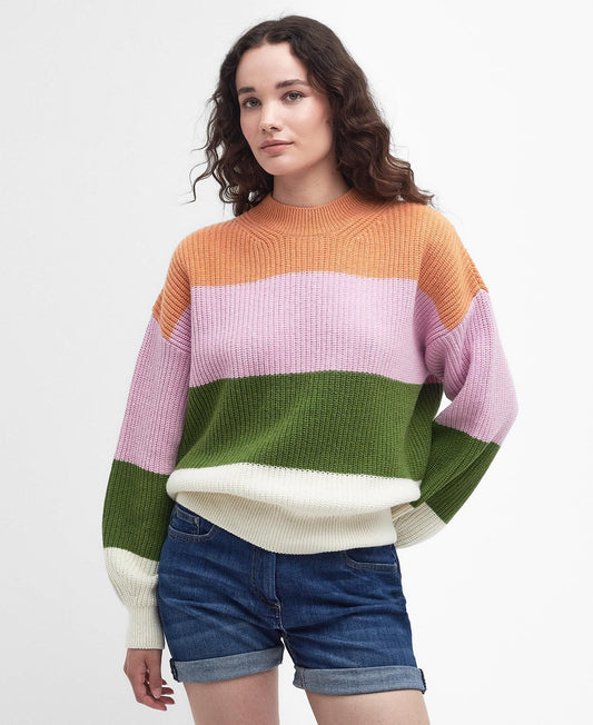 Barbour Ula Stripe Knitted Jumper Multi (Womens)