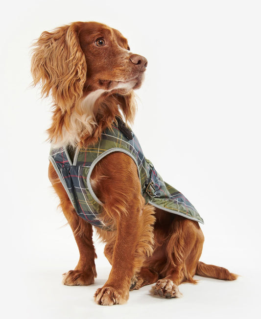 (Barbour) Waterproof Tartan Dog Coat