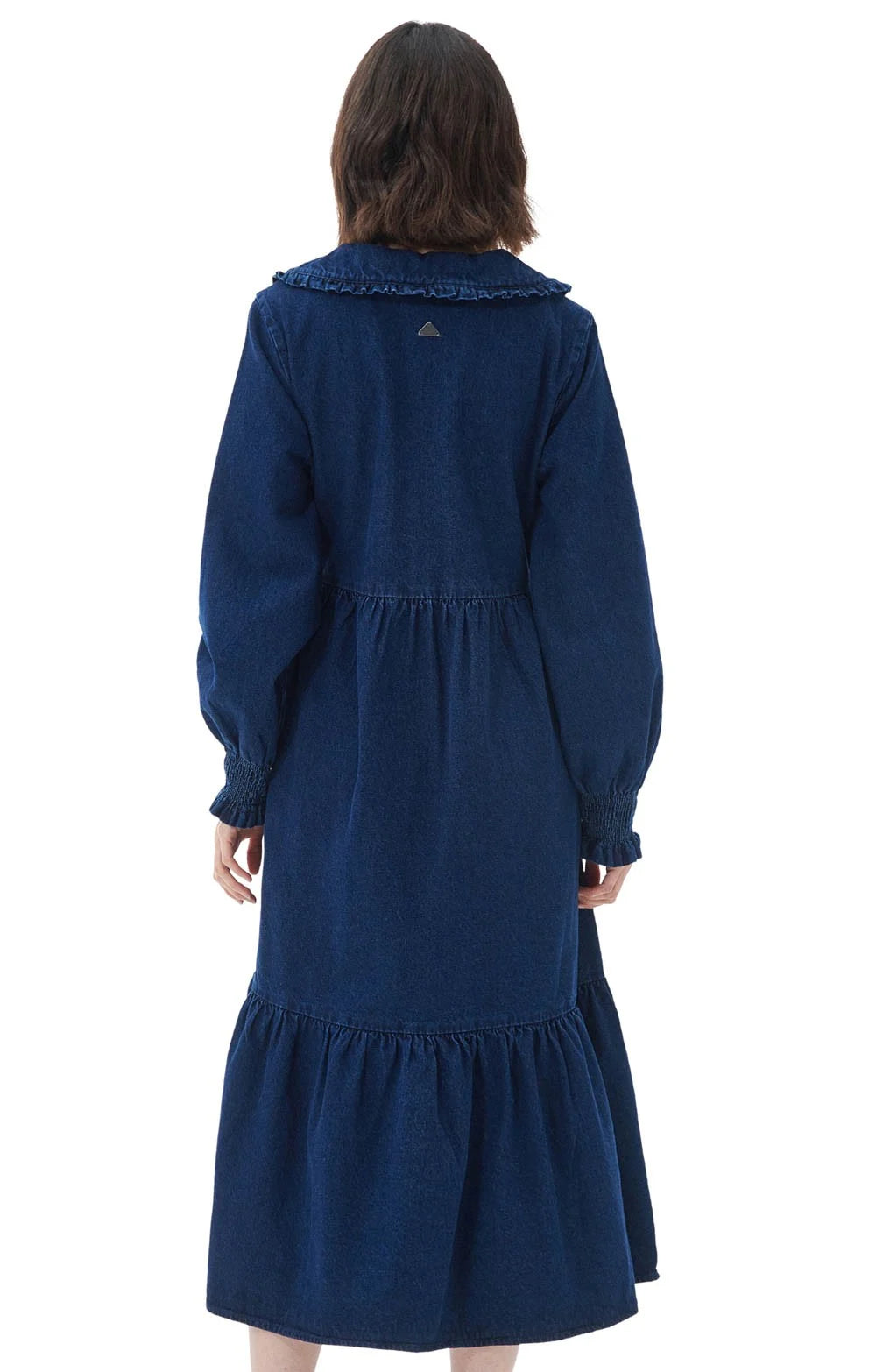 Barbour Aster Midi Dress Indigo (Womens)