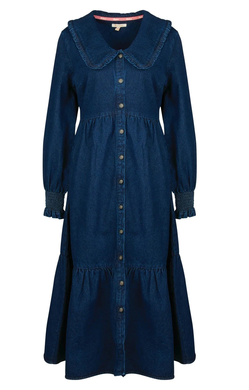 Barbour Aster Midi Dress Indigo (Womens)