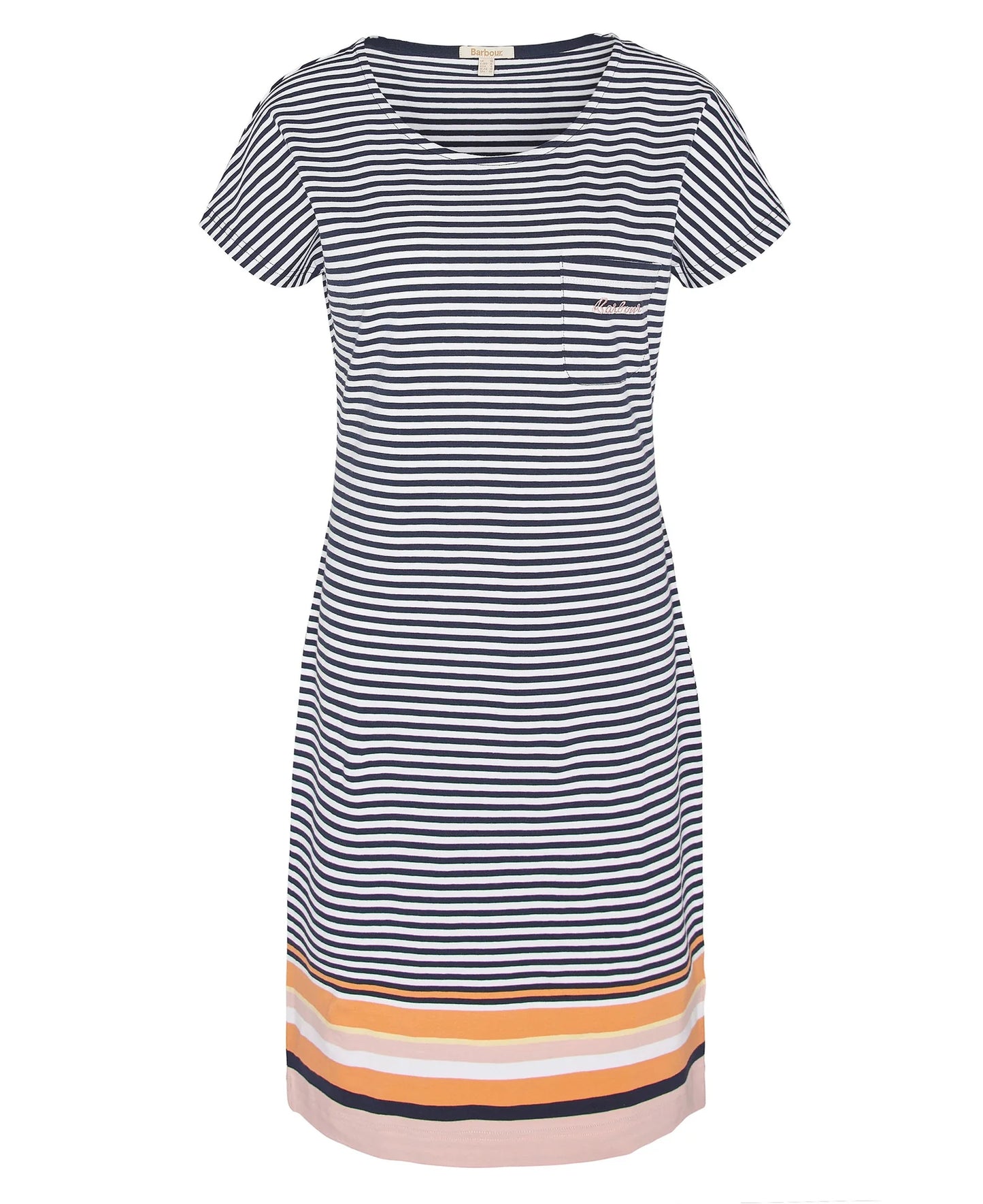 Barbour Harewood Stripe Dress Navy Multistripe (Womens)