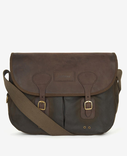 (Barbour) Wax Leather Tarras Bag (Men's)