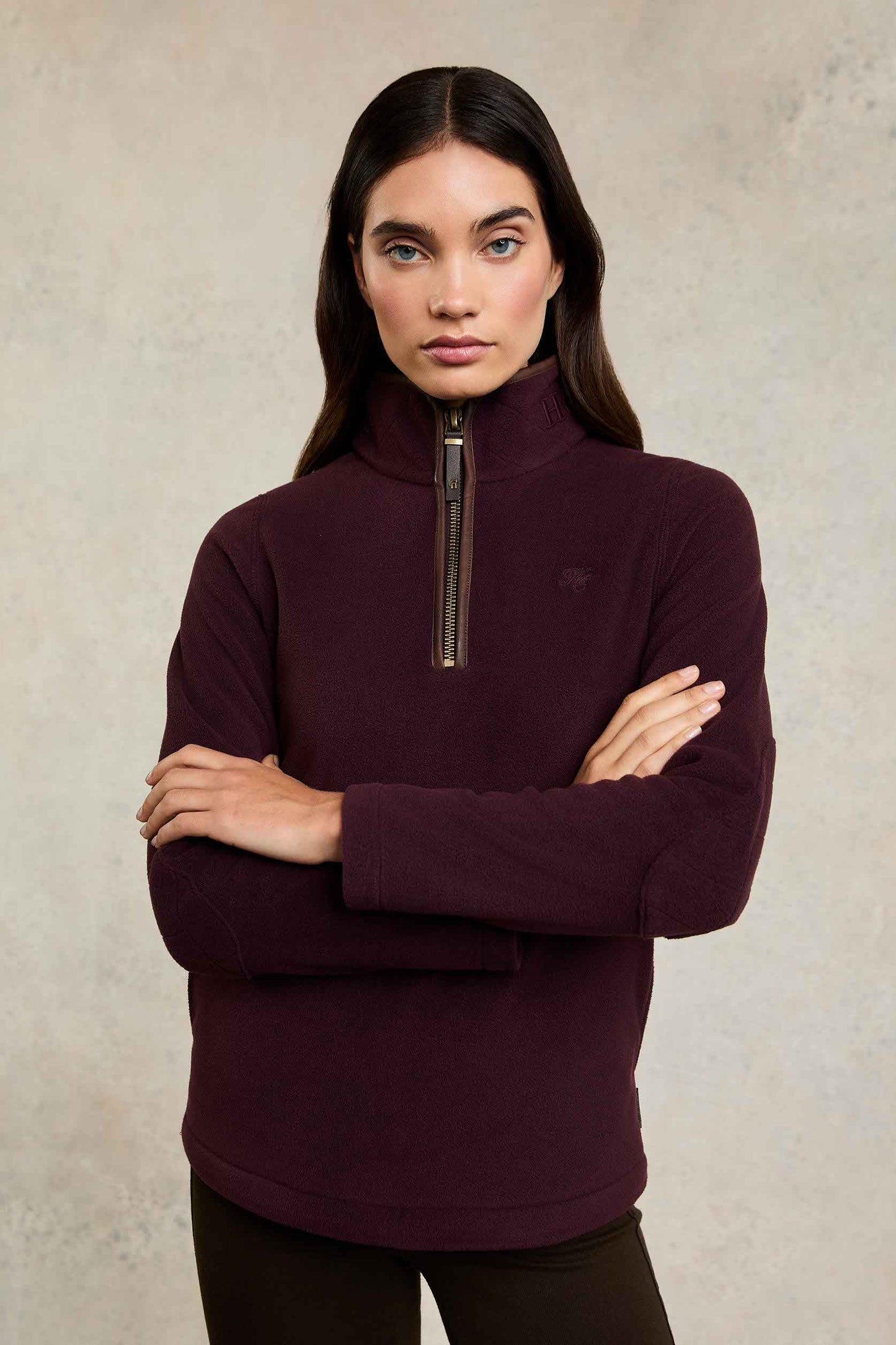 (Holland Cooper) Country Fleece Quarter Zip (Women's)