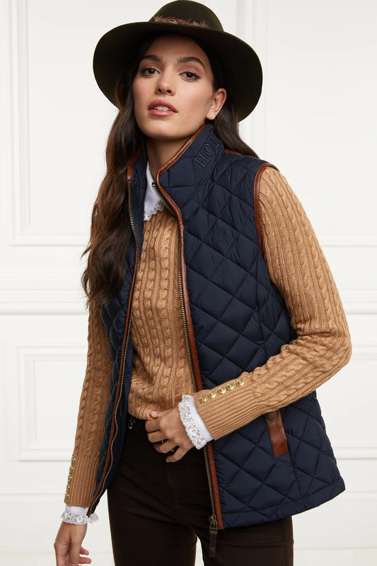 (Holland Cooper) Country Quilted Gilet (Women's)