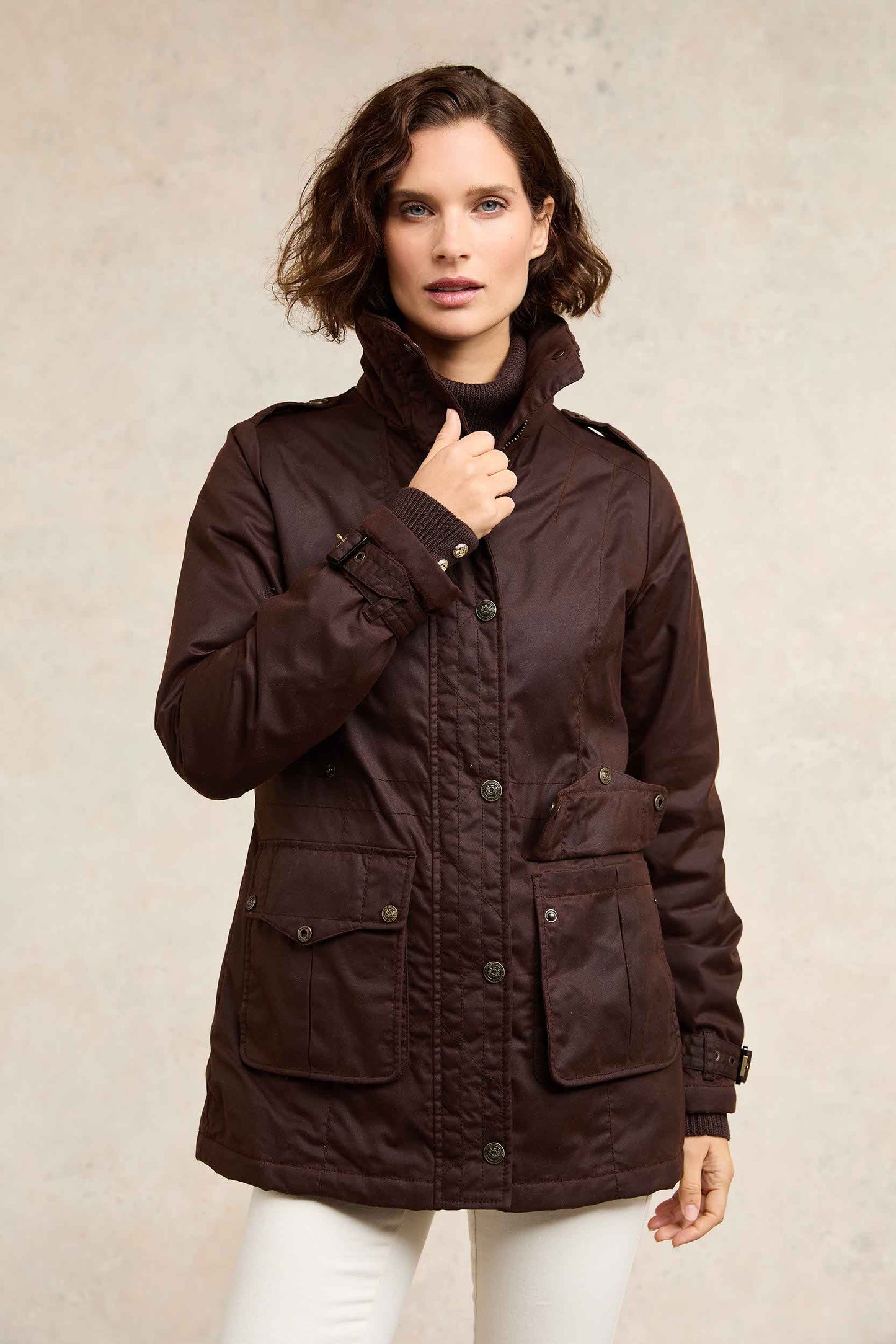 (Holland Cooper) Durham Wax Jacket (Women's)