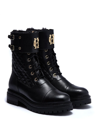 (Holland Cooper) Camden Biker Boots (Women's)