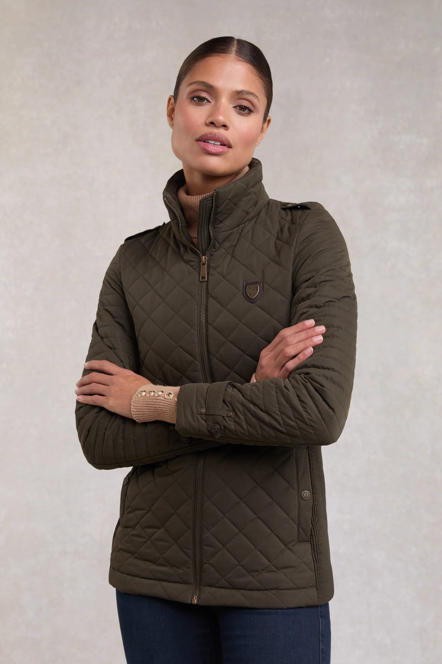 (Holland Cooper) Juliana Quilted Jacket (Women's)