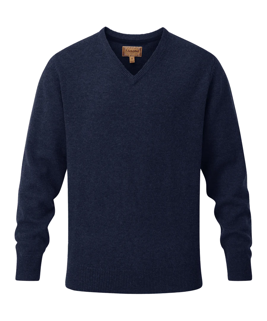 (Schoffel) Lewis Lambswool V Neck Jumper (Men's)