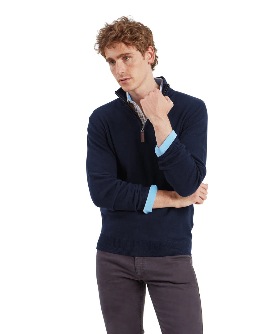 (Schoffel) Lewis Lambswool 1/4 Zip Jumper (Men's)