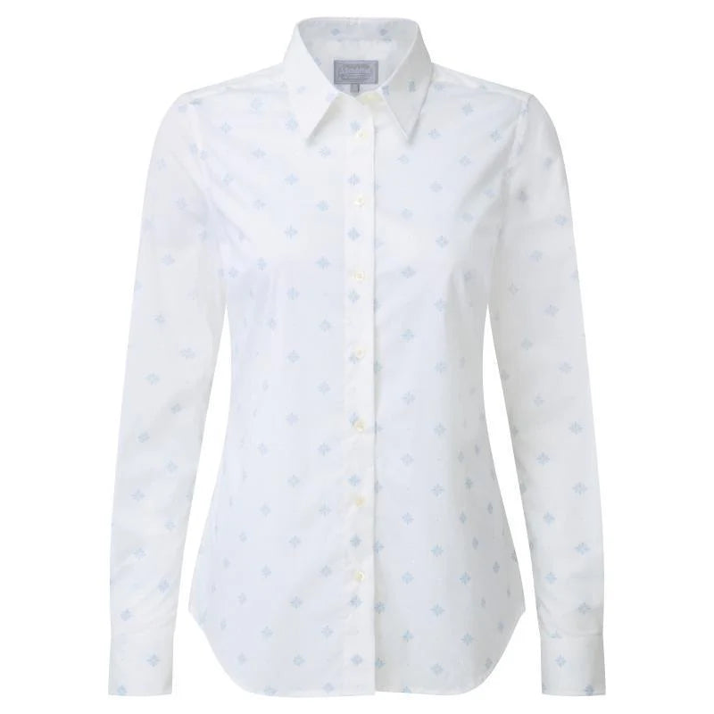 Schoffel Norfolk Shirt Amaili Bluebell Print (Womens)