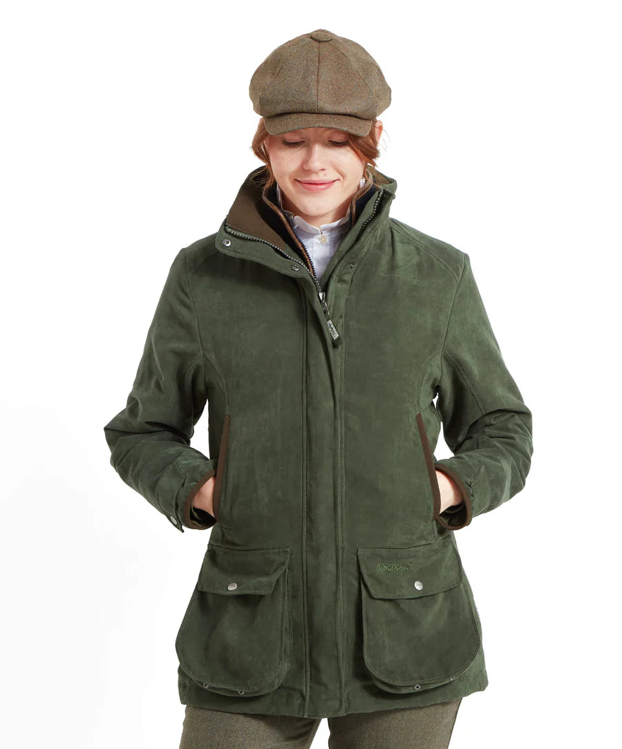 (Schoffel) Teal Shooting Waterproof Coat (Women's)