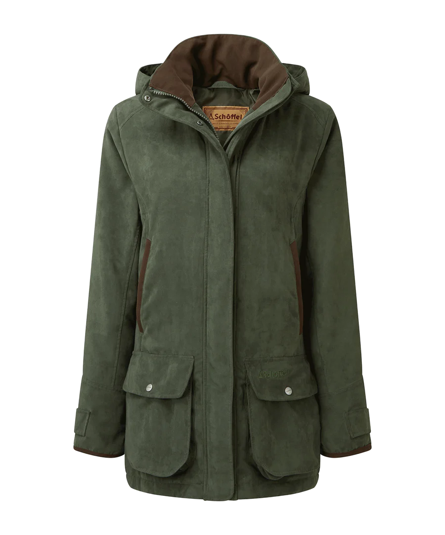 (Schoffel) Teal Shooting Waterproof Coat (Women's)